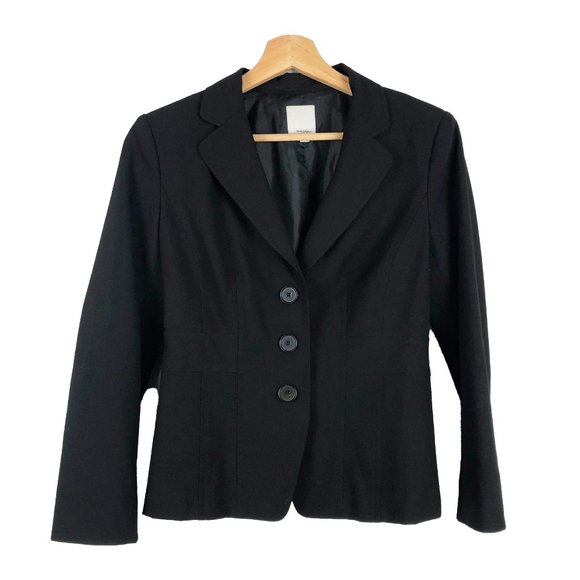 Halogen Black Two-Button Blazer 2P - Picture 1 of 6
